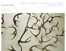 Tablet Screenshot of miranda-maher.com